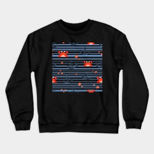 marine seamless pattern Crewneck Sweatshirt